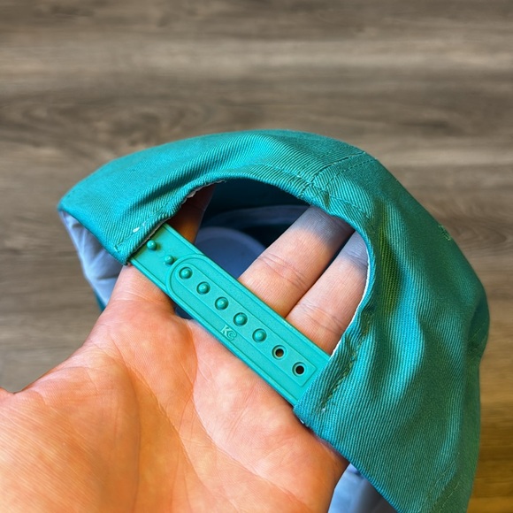 Vintage John Deere Snapback / Trucker Style / Rope / Teal - Picture 7 of 7